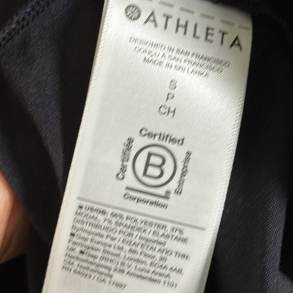 Athleta Air Out Cinch Tank Top Sleeveless Lightweight Black Size S - Picture 10 of 13